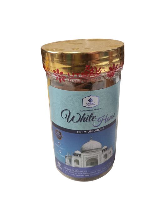 Utsav white house cone dhoop